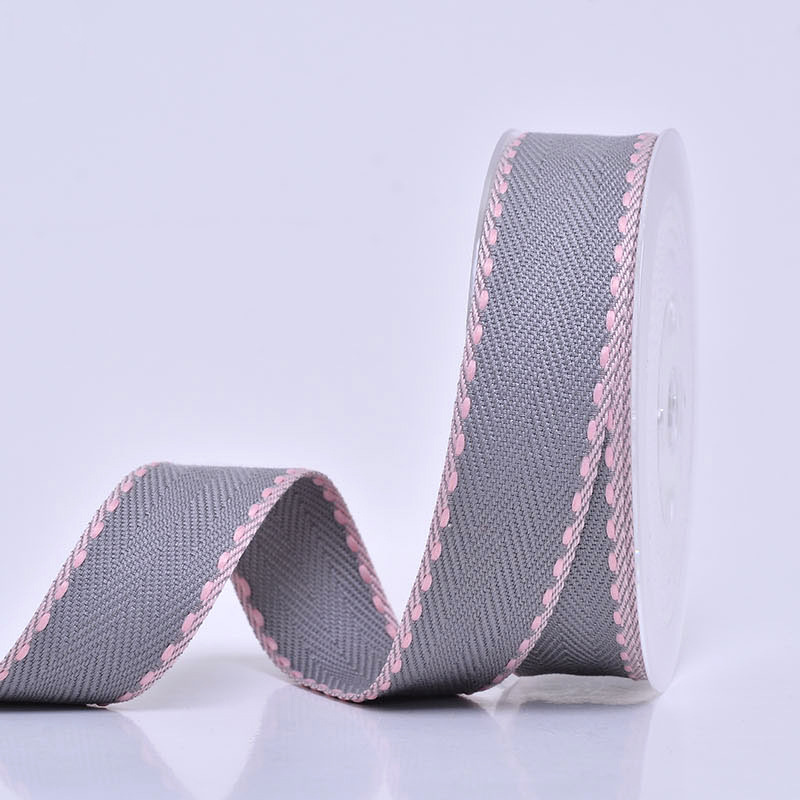 En stock doble palabra puente cinta 24 colores flor decoración hecha a mano DIY accesorios para el cabello Yao Ming puente salto cinta