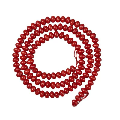 Zərgərlik ara hissələri: Imitation Coral Red Round Beads