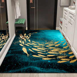 3D进门地垫入户门垫玄关脚垫客厅厨房地毯防滑家用门口垫子可裁剪