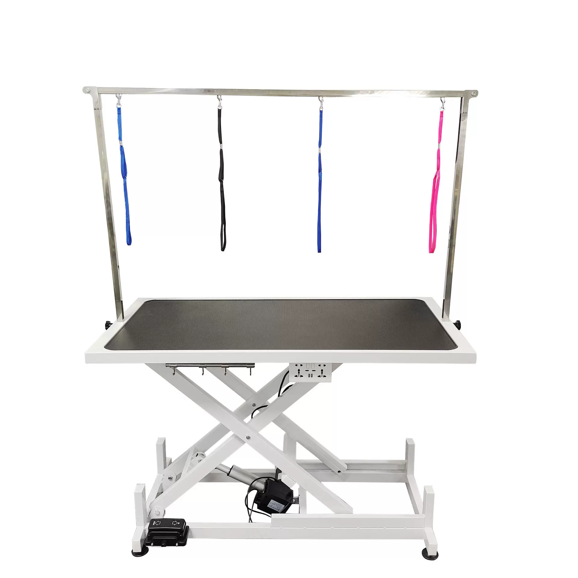 方形电动升降美容台圆形折叠美容桌大型动物剪毛台厂家现货