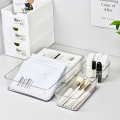 引き出し分格収納ボックスデスクキャビネット内蔵文房具ペン長方形プラスチックデスク整理小収納ボックス