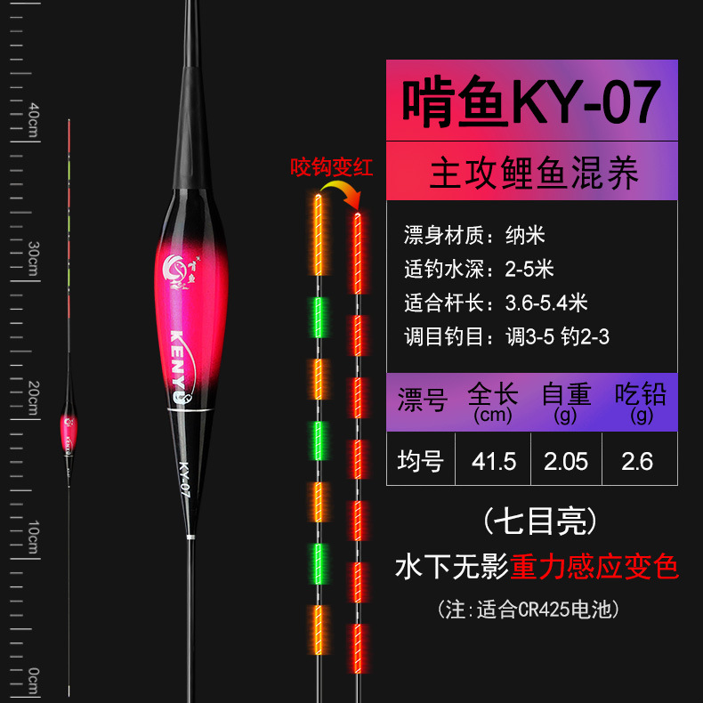 대용량(15개입) 해외직구 찌  // 니블 피쉬 KY-07 [중력 유도] - 그림과 같이