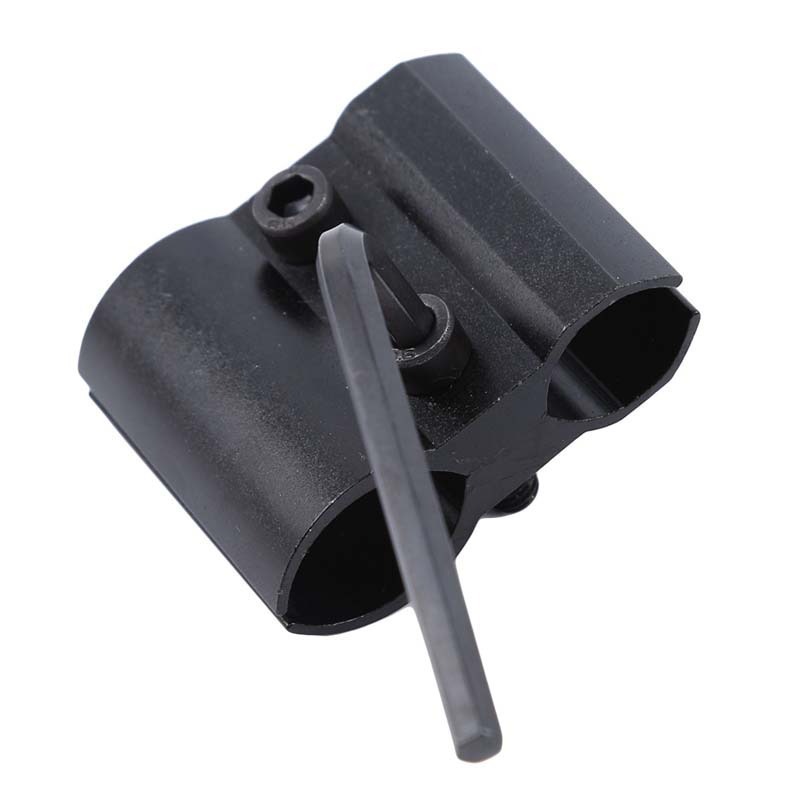 黑色双夹快排固定管夹支架 单双钉高窄低窄宽管夹铝合金QQ夹