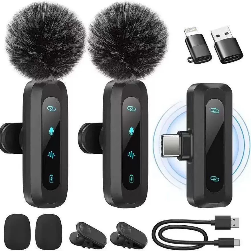 Dual microphone-type-c interface+Apple adapter+USB+hair ball