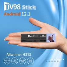 TV98新款外贸网络机顶盒电视盒子安卓跨境TV BOX 5G WIFI蓝牙高清