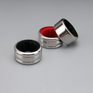 Cross-border stainless steel wine drip stop ring wine removable flannel wine ring practical kitchen winery gift wine set