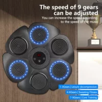 Усовершенствованный Bluetooth-тренажер для бокса с шестью мишенями, настенная мишень для детей, домашний тренажер для бокса