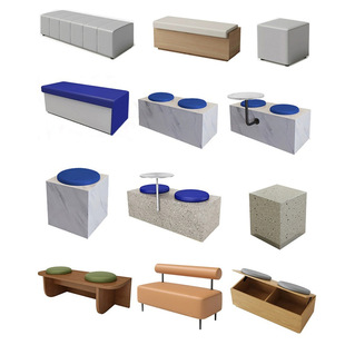 Internet Celebrity Milk Tea Shop Cafe Stainless Steel Table and Chair Combination Industrial Style Dessert Snack Bar Wall Booth Bench