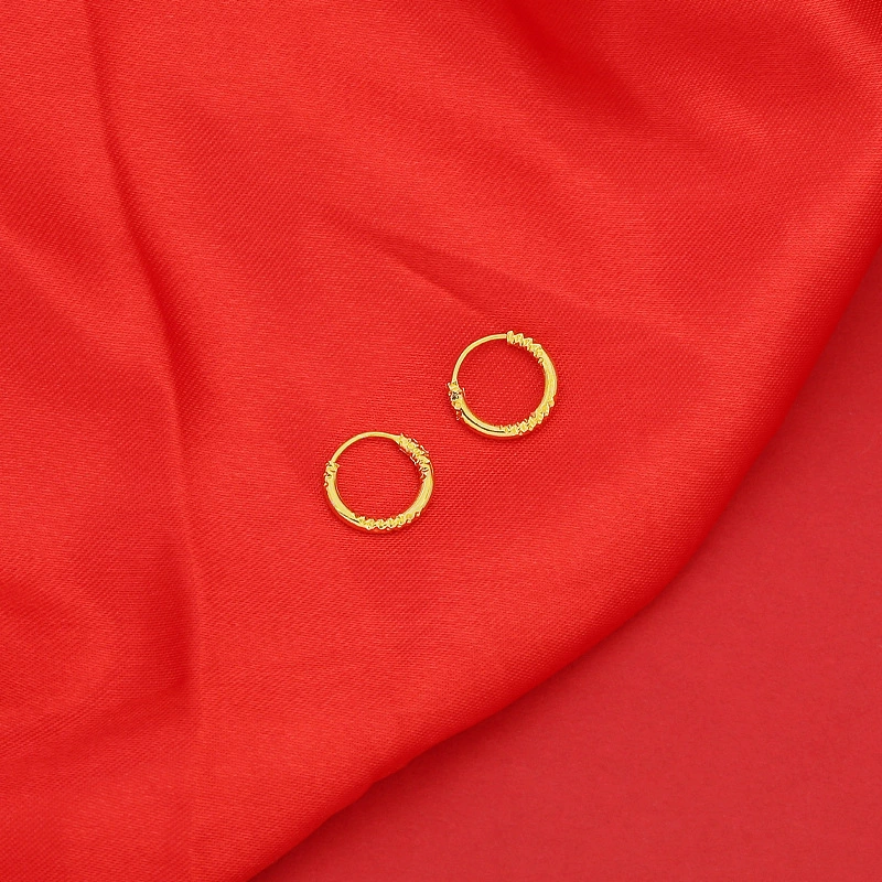 Серебряные серьги из латуни, кольцо, 24 карата