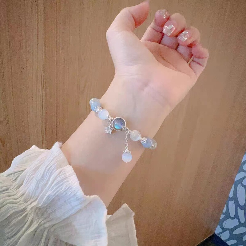 猫目石風蝶ブレスレット レディース ins風 ニッチデザイン 多彩なスタイル おしゃれ 学生 女の子 友達へのプレゼント 蝶結び|undefined