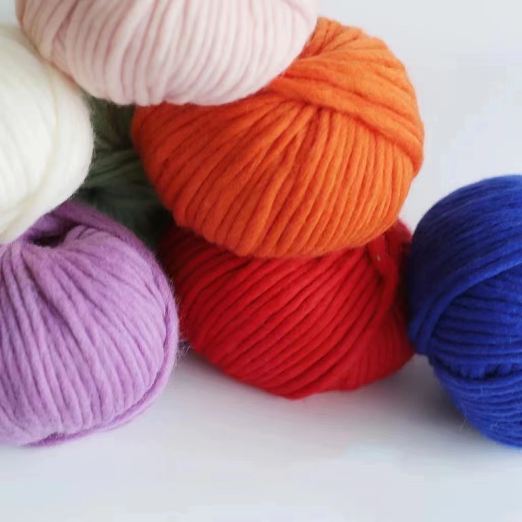 花式纱 特种纱 0.5支冰岛毛 0.5支羊毛冰岛毛 粗条冰岛 手勾编织