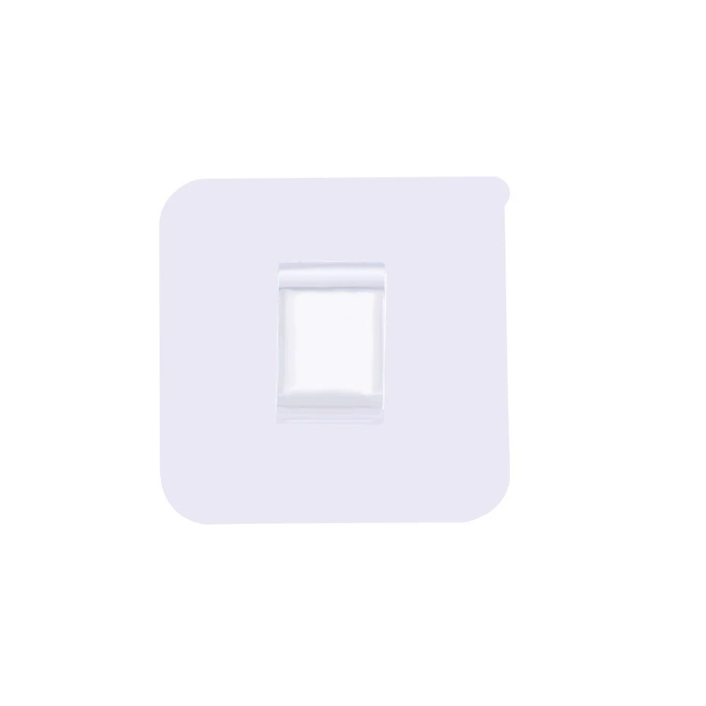 Крючок-держатель без сверления, настенный, U-образный, из металла, с клейкой основой, без следов, U-образный плоский крючок-защелка для хранения на стене