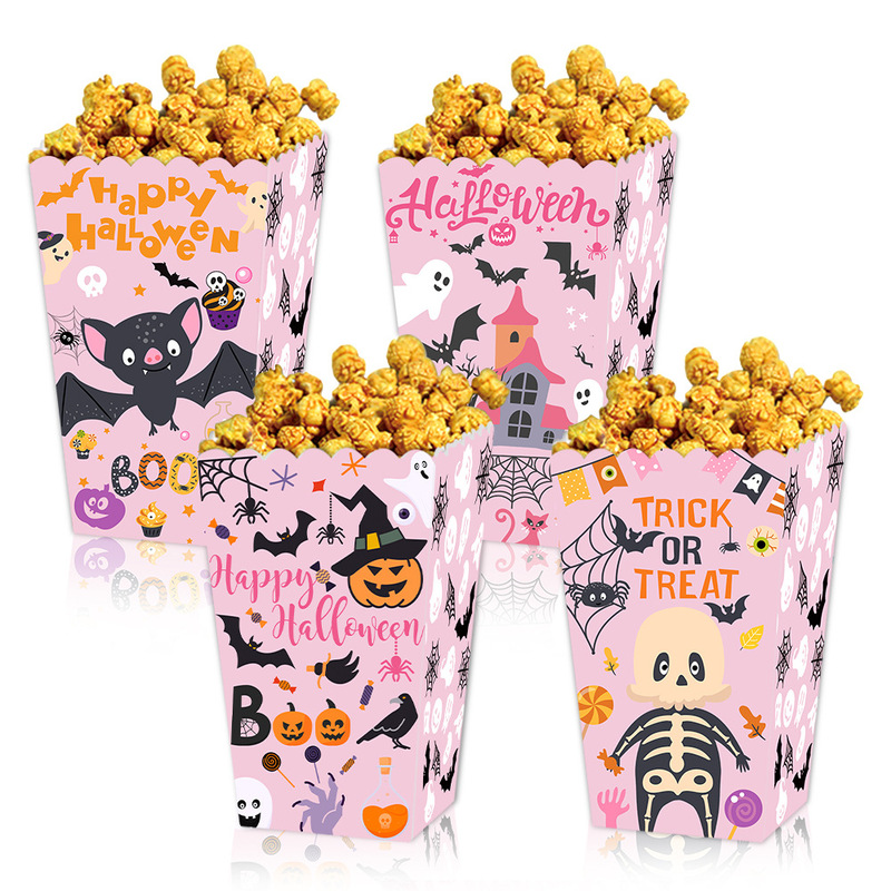 クロスボーダー Amazon ハロウィン装飾ポップコーン紙箱エンターテイメントパーティーヨーロッパとアメリカのスナック環境に優しいパーティー用品|undefined