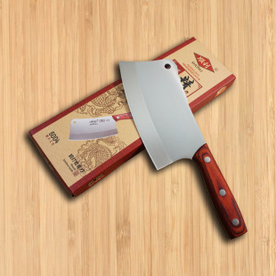 Smooth 6004 forging Bone cutter 4Cr13 stainless steel color wooden handle kitchen Bone cutter