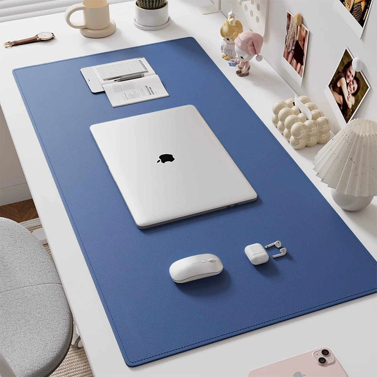 Mouse Pad Oversized Desk Mat Leather Desktop from Yomiego