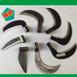 Free shipping sickle hatchet grass knife agricultural sickle rice sickle sasada agricultural tools lawn mower wood chop