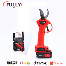 園林果樹電剪刀 不銹鋼 電動剪枝機器充電鋰電池款套裝大功率修剪