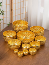 泰式锡碗东南亚风格餐厅特色餐厨具泡鲁达器皿酸奶沙拉燕麦甜品碗