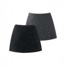 女孩冬季毛呢半身裙百搭包臀裙短裙女童小香风闪满天星A字裙