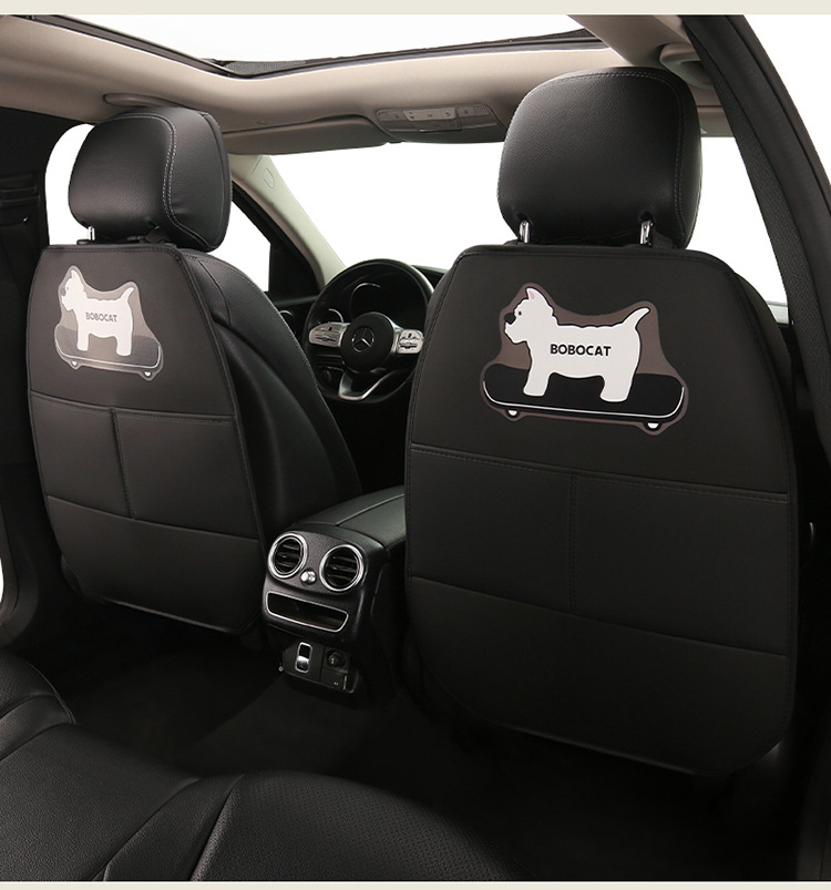 Car Anti-Kick Pad, Universal Anti-Kick Pad, Rear Seat Backrest Anti-Dirt Protective Pad, Children's Dachshund Anti-Kick Pad