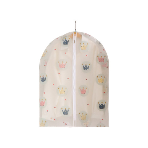 PEVA clothing dust cover bulk clothing bag clothing transparent storage home flat folding waterproof organizing bag wholesale