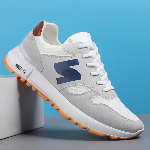 Men's Shoes  Autumn New Men's Breathable Mesh Running Casual Sports Shoes Men's and Women's Shoes Fashionable Couple Shoes