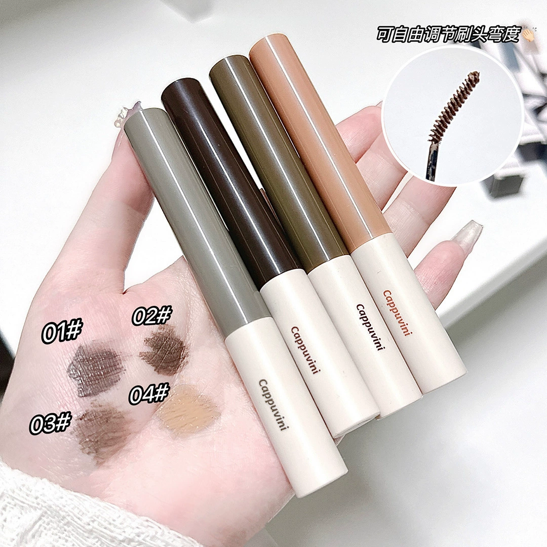 Three dimensional eyebrow dye, no smudge, natural style, for beginners