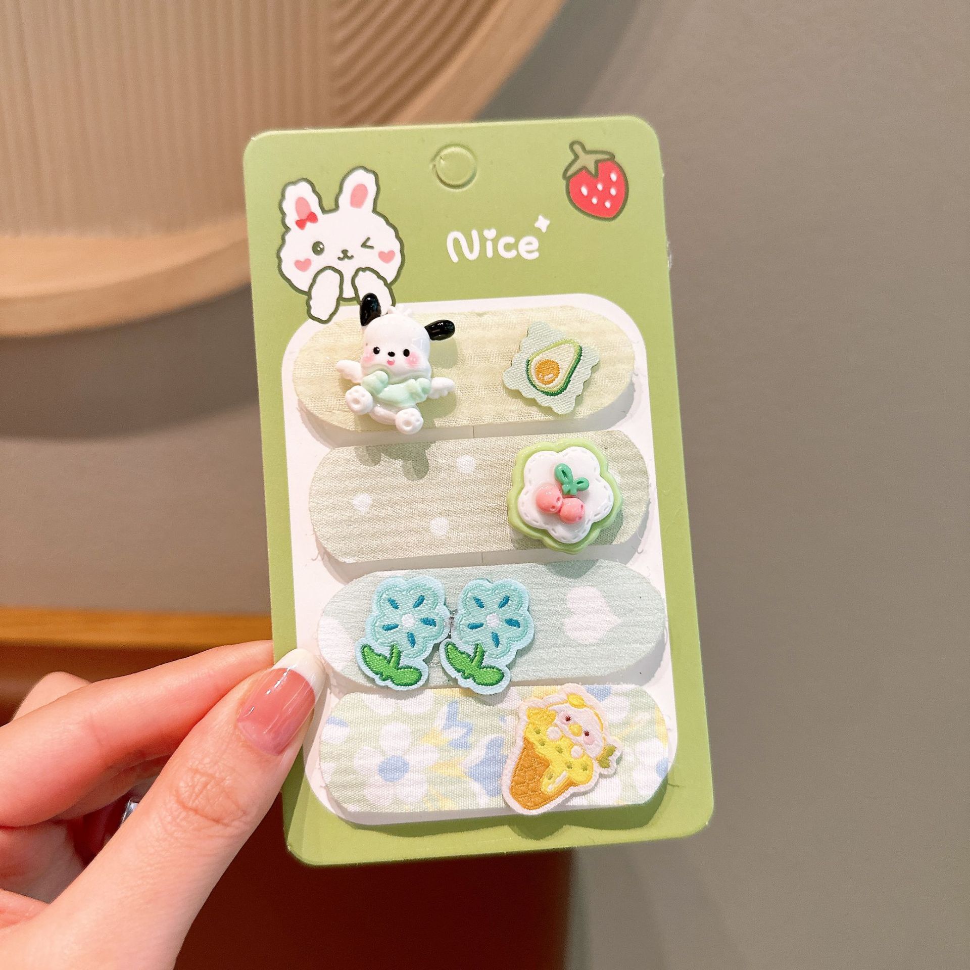 Los niños publican adorables pegatinas de velcro para bebés que no lastiman el cabello roto, artefactos de cabello mágicos para niñas con poco cabello pegatinas de frangeo