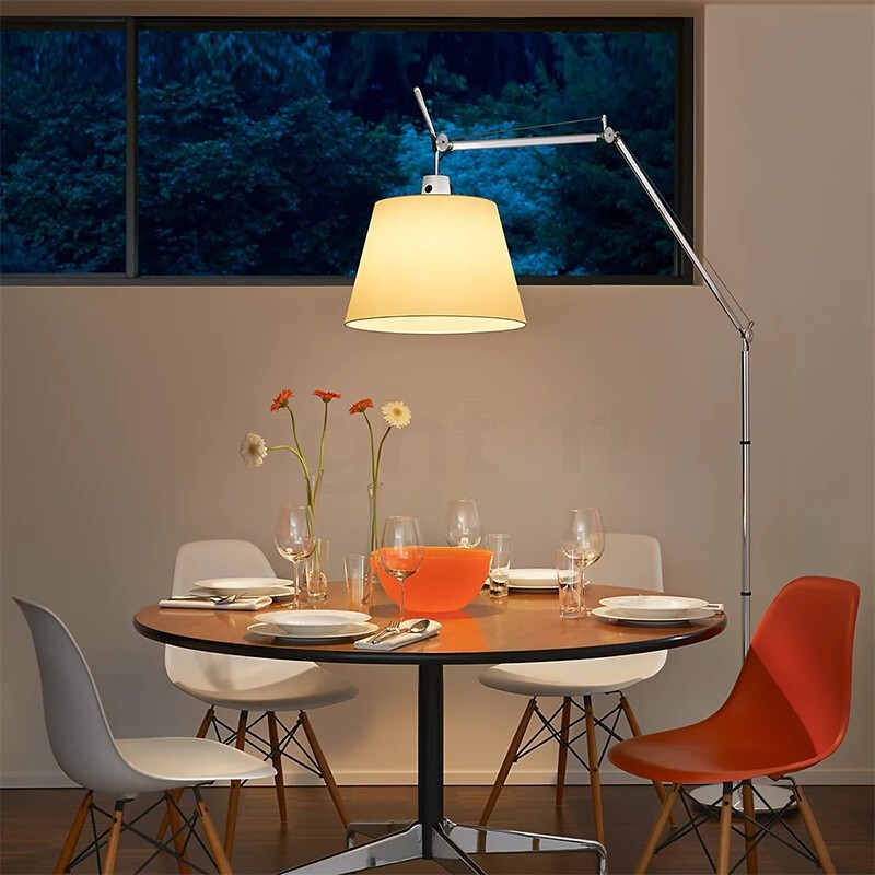 Swing Arm Floor Lamp Korean Style Dimmable Design Desk Lamp Ins Blogger Nordic Vintage Sofa Fishing Lamp