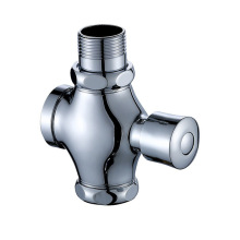 铜四通冲洗阀 卫生间厕所铜手按大便池延时冲洗阀蹲便器冲水阀