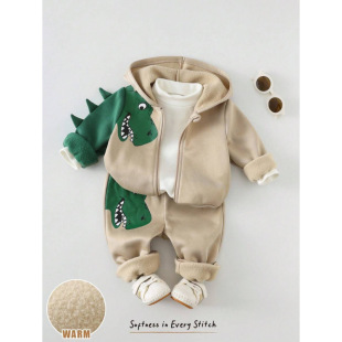 X 46184 Dinosaur embroidery boys set ����������ͯ���b