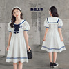 Summer clothing, dress, children's skirt, Korean style, western style, children's clothing, suitable for teen
