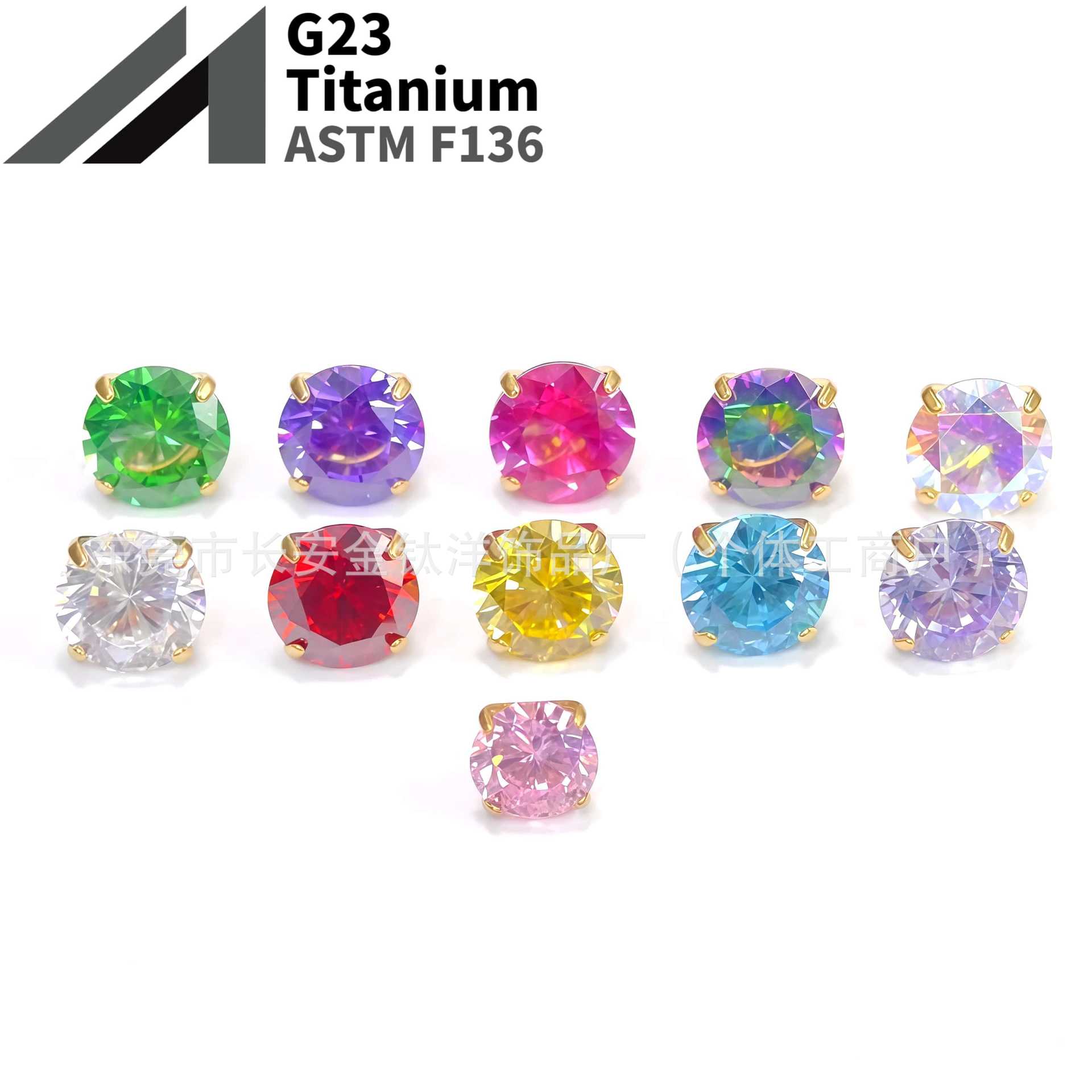 16G labret stud size and finish detail