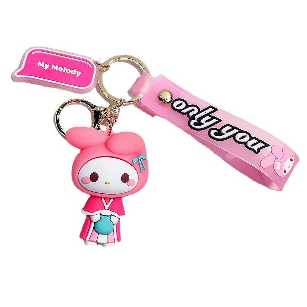 Креативный брелок в китайском стиле Sanrio, милый национальный стиль, Kulomi Melody, брелок с большим ушком собака