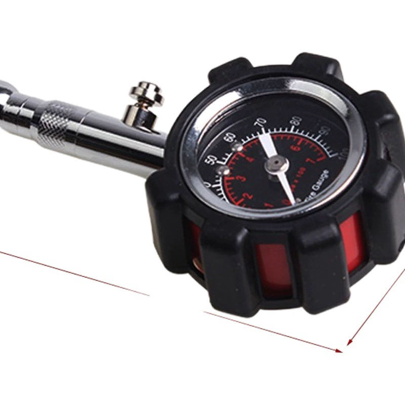 Высокоточный автомобильный металлический манометр в шинах Автомобильный манометр в шинах Датчик давления в шинах Цифровой дисплей Мониторинг давления в шинах Дефляция
