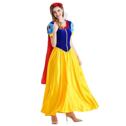 S-4XL size Halloween cosplay costume adult Snow White dress stage costume dropshipping