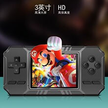 跨境新款S8掌上游戏机520款游戏双打魂斗罗可充电