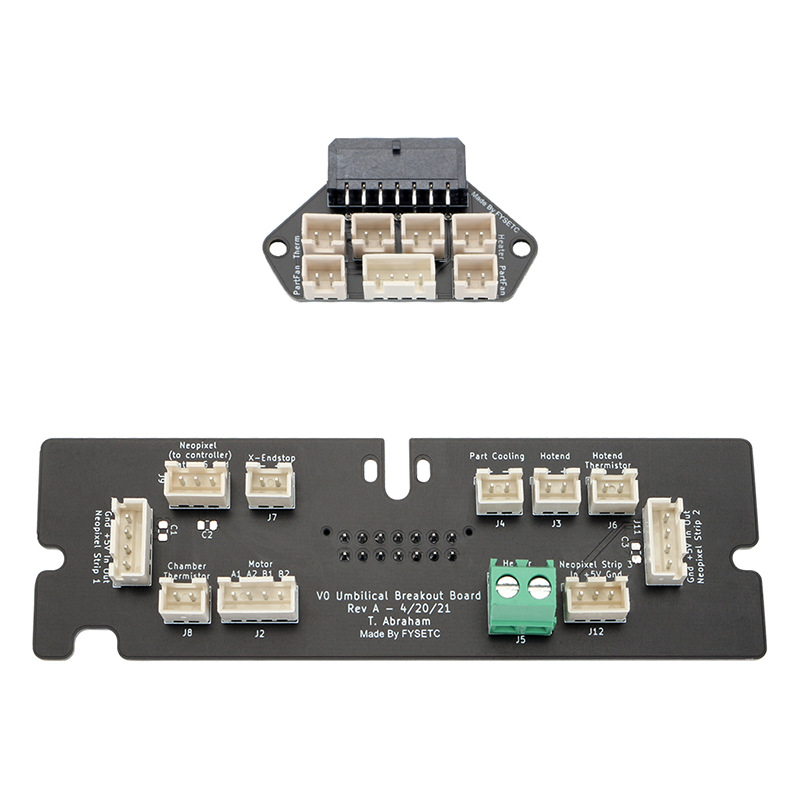 3D打印机主板配件 V0.1/V0集线板 步进电机连接线工具板