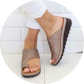 跨境外贸大号35-43夹趾凉拖鞋女韩版底外穿凉鞋