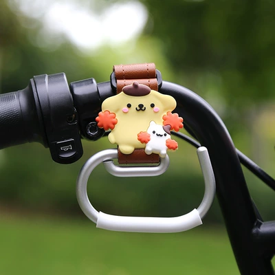 front universal hook cartoon Other Electric Vehicle Accessories - brown-pudding-dog