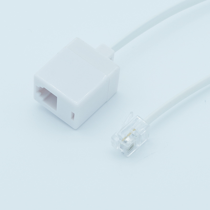 �绰ת��ͷ RJ11 6P4C 12cm�绰ͨ��ת��ͷ �绰ת�ӿڴ��� 6P