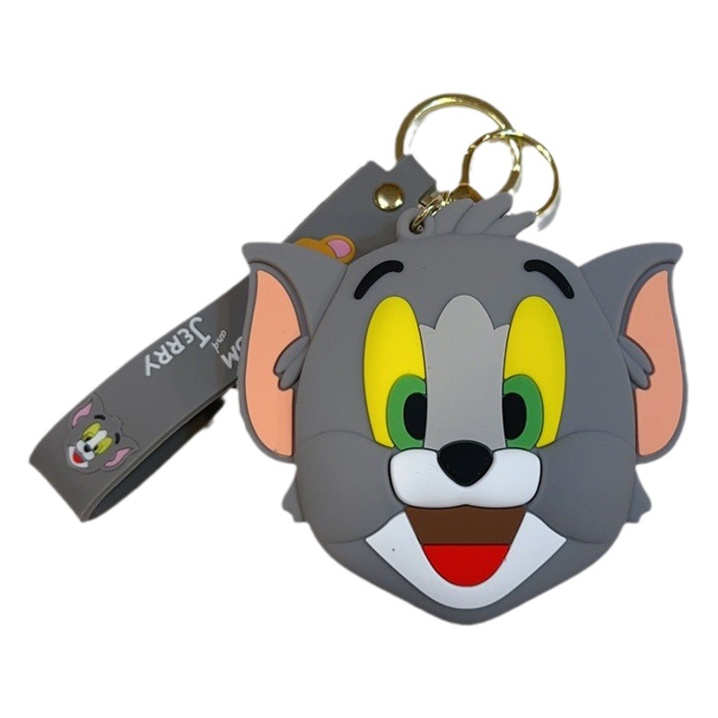 Populares de dibujos animados silicona monedero estudiante mochila adornos niños mini Bolso pequeño colgante llavero al por mayor