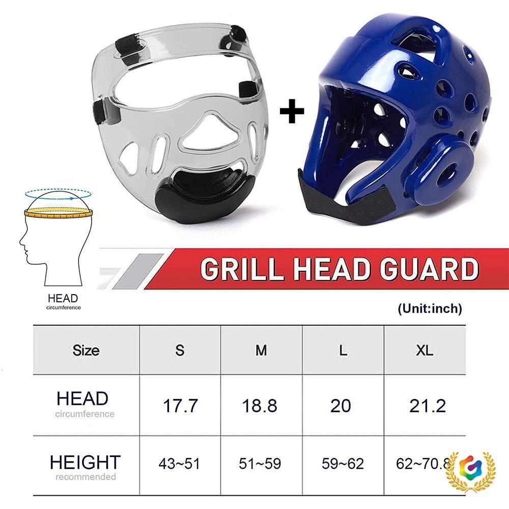 ✅ Taekwondo Protective Gear Mask Face Shield for Practical Protection, Children and Adults Competition One-Piece Molded Sports Boxing Helmet