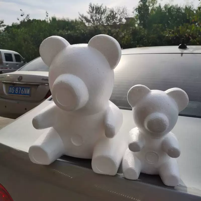 Rose Bear Unicorn Foam Handmade DIY Model Model