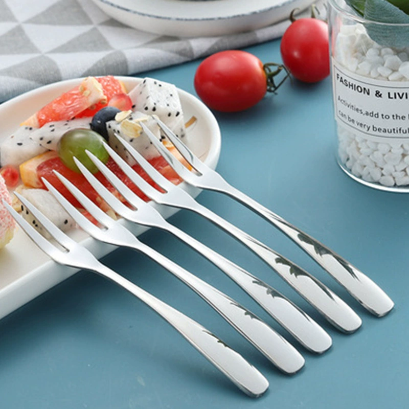 Handheld fruit fork stainless steel