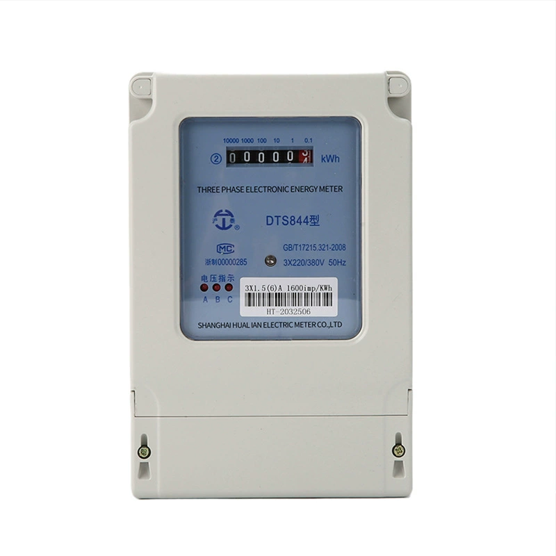 Трехфазный четырехпроводной счетчик электроэнергии DTS 100А для промышленного применения, высокоточный, экспортный