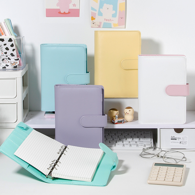 Transfronterizo Amazon macarón hoja de cálculo cuaderno de portátil concha extraíble cuaderno de mano cuaderno de diario inswind