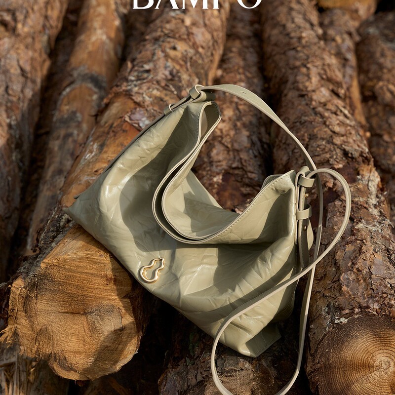 [Celebrity Same Style] Bampo Half-Peak Medium Hobo Bag New Crossbody Tote Bag