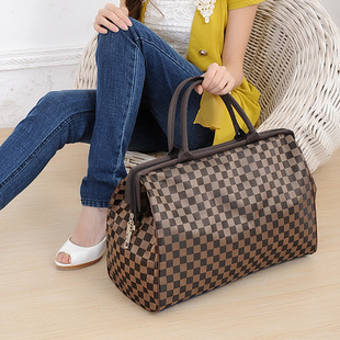 Korean Style Portable Travel Bag Women's Large-Capacity Luggage Bag Waterproof Short-Distance Student Fitness Travel Urban Simplicity