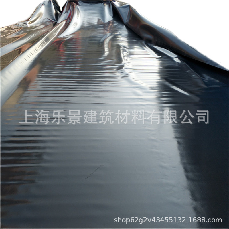 上海现货防渗膜HDPE土工膜鱼塘建筑工程游泳池水渠填埋场防水黑膜